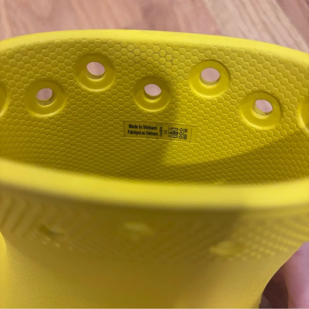 Crocs Kids Yellow Rain Boots Size C12